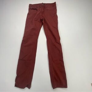Hugo boss stretch slim fit burgundy jeans